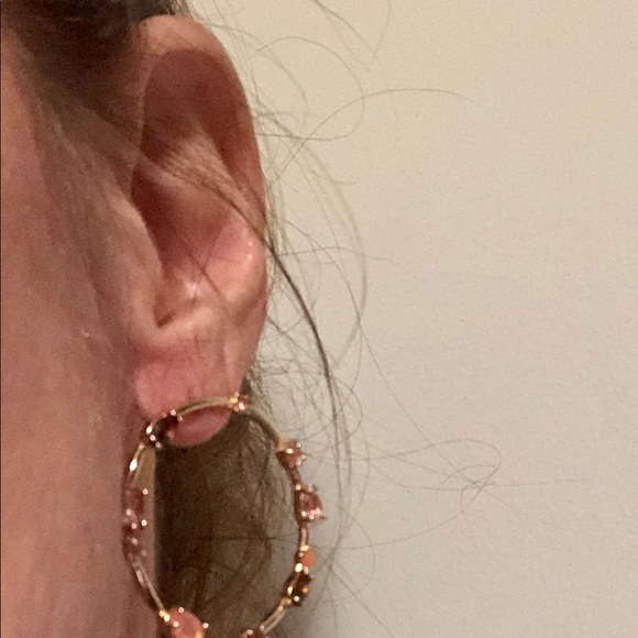 Earrings with gem stones - Picture 4 of 4